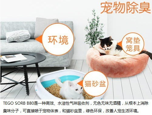 TEGO Sorb B80赢创蓖麻油酸锌宠物鞋袜子除臭剂喷雾 第2张